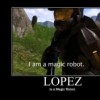 lopez the magic robot