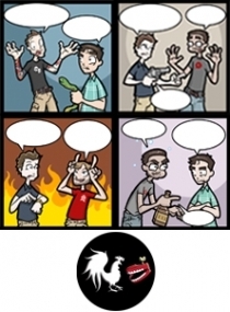Rooster Teeth Comics Magnet Pack