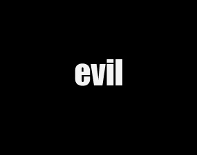 Evil Shirt