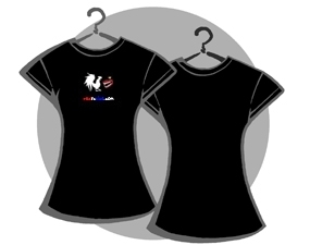 Girl Rooster Teeth (Black) Shirt