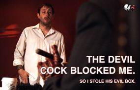 Devil Cock Block Poster (11"x17")