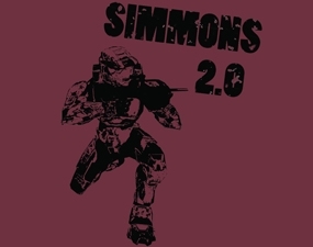 Simmons Distressed (Maroon) Shirt