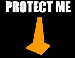 Protect Me Cone Shirt (Black)